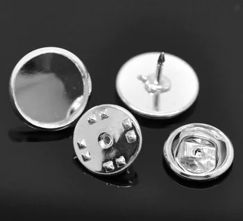 30 Sets Silver Plated Round Cabochon Setting Brooches 14x10mm 11x6mm(Fit 12mm)
30 Sets Silver Plated Round Cabochon Setting Brooches 14x10mm 11x6mm(Fit 12mm)