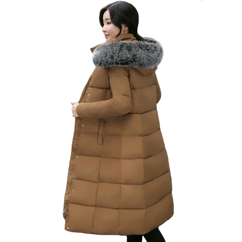 High Quality 2019 Women Winter Long Jacket Warm Thicken Hooded With Fur Female Padded Parka Stand Collar Ladies Coat
High Quality 2019 Women Winter Long Jacket Warm Thicken Hooded With Fur Female Padded Parka Stand Collar Ladies Coat
