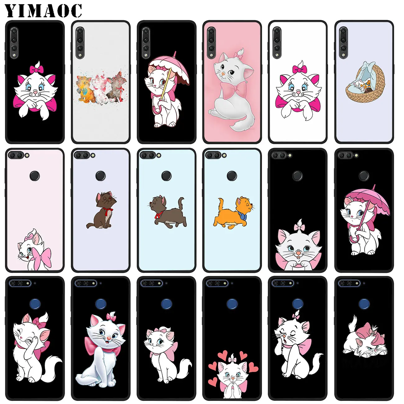 YIMAOC The AristoCats Marie Cat Soft Silicone Phone Case for Huawei P20 Pro P10 P9 P8 Lite Mini 2017 P Smart Z 2019 Black Cover
YIMAOC The AristoCats Marie Cat Soft Silicone Phone Case for Huawei P20 Pro P10 P9 P8 Lite Mini 2017 P Smart Z 2019 Black Cover