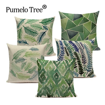 Plant Leaves Almofada Living Room Sofa Seat Car Seat Kussenhoes High Quality Throw Pillow Home Decor Linen Cotton Pillowcase
Plant Leaves Almofada Living Room Sofa Seat Car Seat Kussenhoes High Quality Throw Pillow Home Decor Linen Cotton Pillowcase