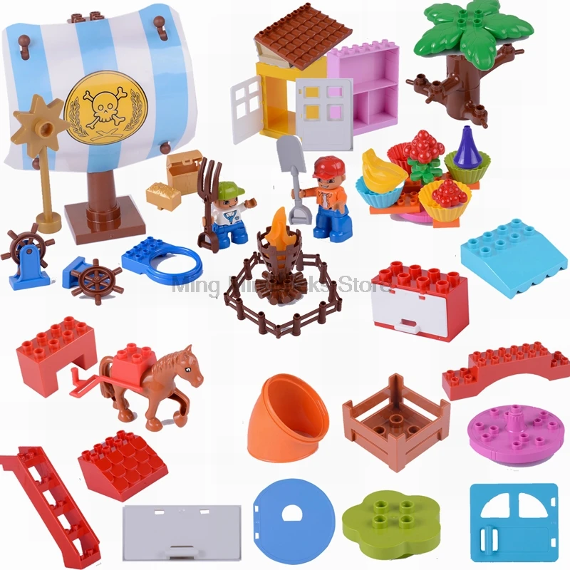 Legoing Duplo Blocks Castle Slide Track Fruit Figures Stitching Building Block Plastic Funnel Slide Big Size Compatible Legoings
Legoing Duplo Blocks Castle Slide Track Fruit Figures Stitching Building Block Plastic Funnel Slide Big Size Compatible Legoings