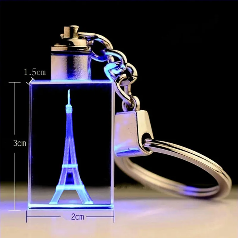 XINTOU 1pcs Crystal Eiffel Tower Key Chain Colorful LED Flashing Led Lights Keychain DIY Custom Picture Couples Gifts Key Ring
XINTOU 1pcs Crystal Eiffel Tower Key Chain Colorful LED Flashing Led Lights Keychain DIY Custom Picture Couples Gifts Key Ring