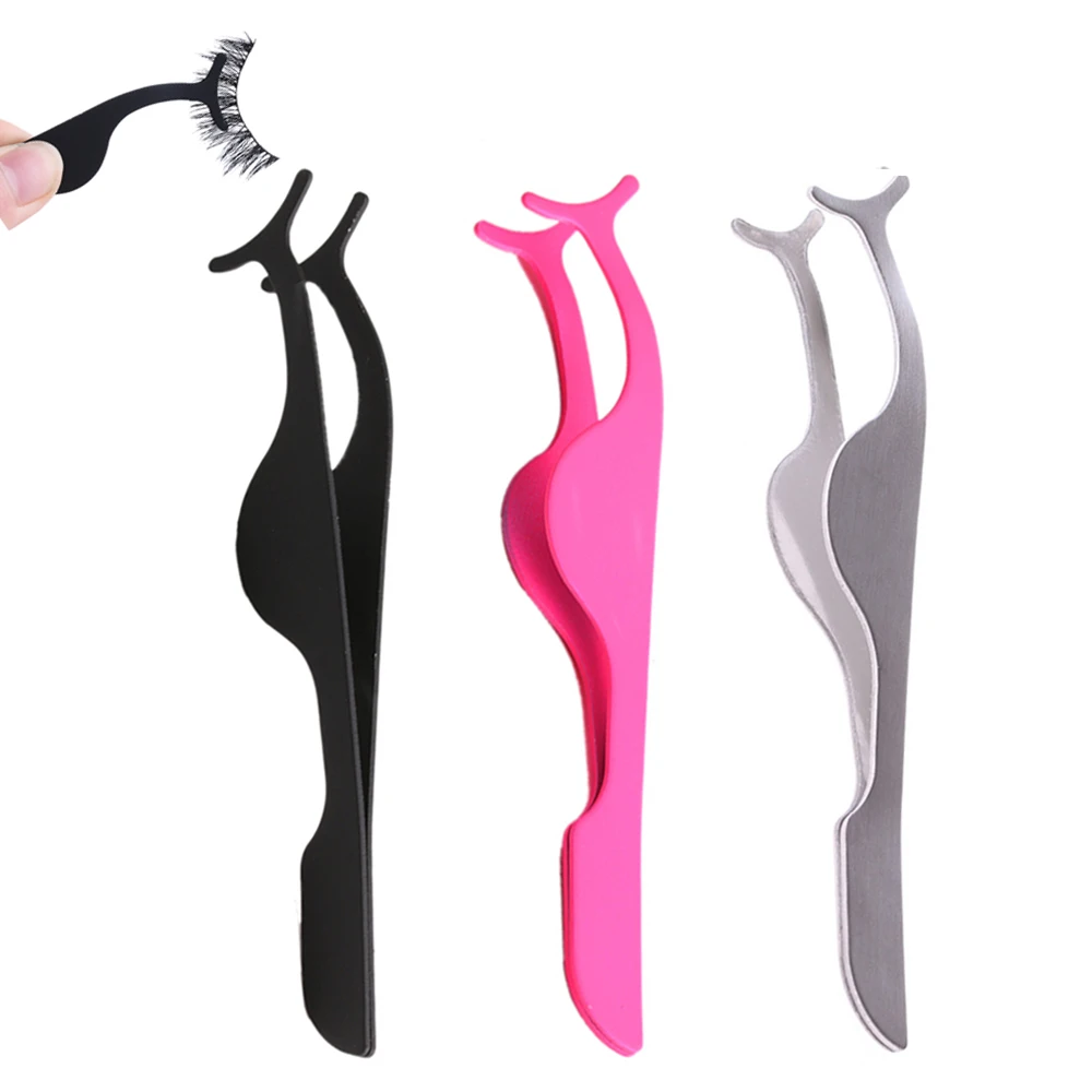 1pc False Eyelash Tweezers Fake Eye Lash Applicator Eyelash Extension Curler Nipper Auxiliary Clip Clamp Makeup Forceps Tools
1pc False Eyelash Tweezers Fake Eye Lash Applicator Eyelash Extension Curler Nipper Auxiliary Clip Clamp Makeup Forceps Tools