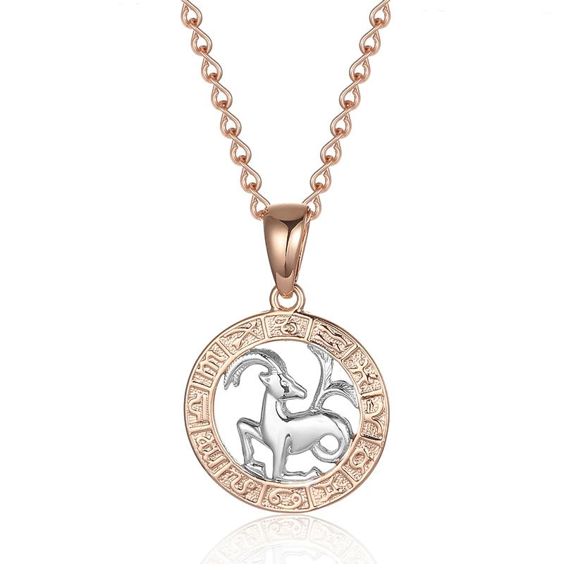 12 Constellation 585 Rose White Gold Color Pendant Chain Zodiac Constellation Pisces Pendant Necklace
12 Constellation 585 Rose White Gold Color Pendant Chain Zodiac Constellation Pisces Pendant Necklace
