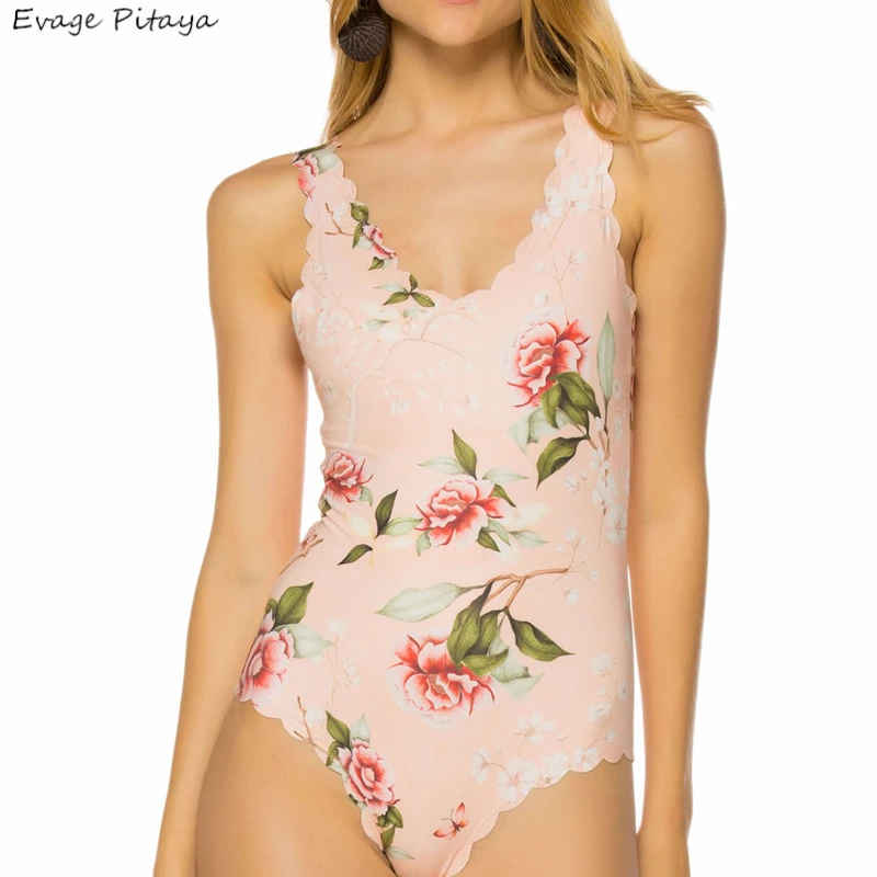 Evage pitaya 2019 swimwear women one piece maillot de bain Conservative lace printing high leg one piece young swimsuit
Evage pitaya 2019 swimwear women one piece maillot de bain Conservative lace printing high leg one piece young swimsuit