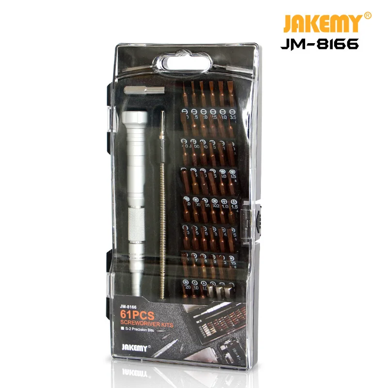 JAKEMY 61 in 1 Screwdriver Set Multitul Magnetic Screwdriver Bit Screw Driver Multi-functional Electronic DIY Repair Tool
JAKEMY 61 in 1 Screwdriver Set Multitul Magnetic Screwdriver Bit Screw Driver Multi-functional Electronic DIY Repair Tool