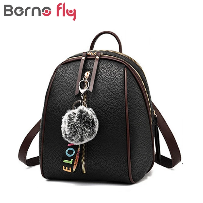 Berno fly Hairball Mini Backpack Women Shell Backpacks Girls Small Bags Female Shoulder Bags Fashion Women Casual Daypack Sac
Berno fly Hairball Mini Backpack Women Shell Backpacks Girls Small Bags Female Shoulder Bags Fashion Women Casual Daypack Sac