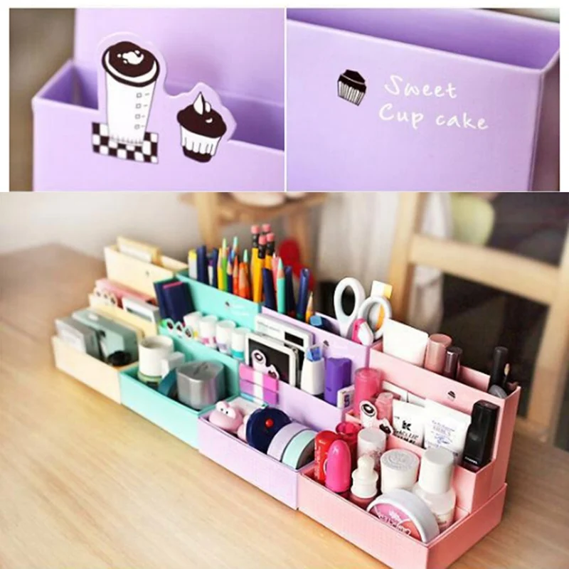 2019 Folding Desktop Storage Box DIY Paper Board Makeup Cosmetic Storage Box Container Desk Decor Stationery Case Organizer
2019 Folding Desktop Storage Box DIY Paper Board Makeup Cosmetic Storage Box Container Desk Decor Stationery Case Organizer