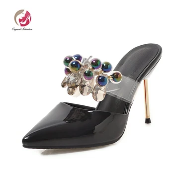 Original Intention Women Sandals Leisure Slip-On Butterfly-knot Pointed Toe Thin Heels String Bead 5 Color US Size 3-10.5.
Original Intention Women Sandals Leisure Slip-On Butterfly-knot Pointed Toe Thin Heels String Bead 5 Color US Size 3-10.5.