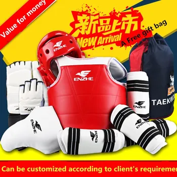 8 pieces taekwondo protectors full set of child adult Helmet Chest head protector Armguards Shank protector Crotch free shipping
8 pieces taekwondo protectors full set of child adult Helmet Chest head protector Armguards Shank protector Crotch free shipping