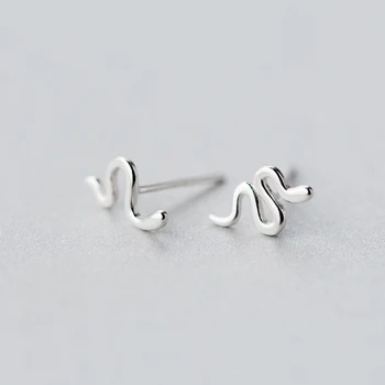 MloveAcc 100% 925 Sterling Silver Women Earrings Jewelry Fashion Cute Snake Stud Earrings for Girls Lady
MloveAcc 100% 925 Sterling Silver Women Earrings Jewelry Fashion Cute Snake Stud Earrings for Girls Lady