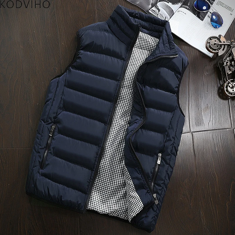 Men Vest Mens Winter Sleeveless Vests Canada Style Casual Gilet Man Warm Autumn Jacket Blue Coat Thick Solid Waistcoat 2019 Uomo
Men Vest Mens Winter Sleeveless Vests Canada Style Casual Gilet Man Warm Autumn Jacket Blue Coat Thick Solid Waistcoat 2019 Uomo