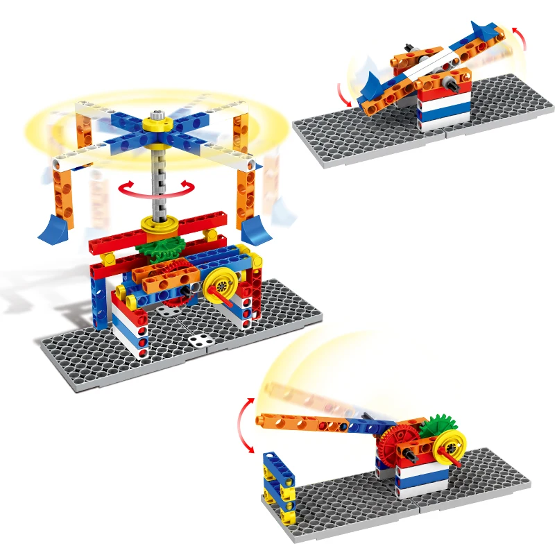 123PCS Blocks Carousel Mechanical Bricks DIY Gift For Children Rotating Gear Engineer Blocks 3 Changes Shapes
123PCS Blocks Carousel Mechanical Bricks DIY Gift For Children Rotating Gear Engineer Blocks 3 Changes Shapes