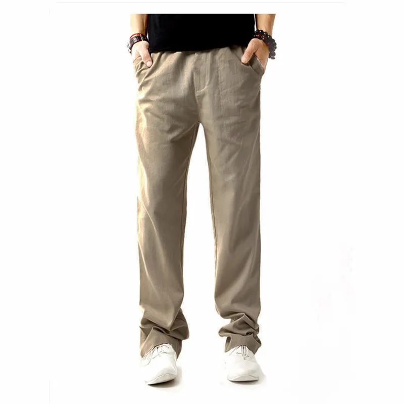 2018 Summer Casual Pants Straight Trousers Solid Breathable Pants Plus Size Men's Cotton and Linen Trousers Pants
2018 Summer Casual Pants Straight Trousers Solid Breathable Pants Plus Size Men's Cotton and Linen Trousers Pants