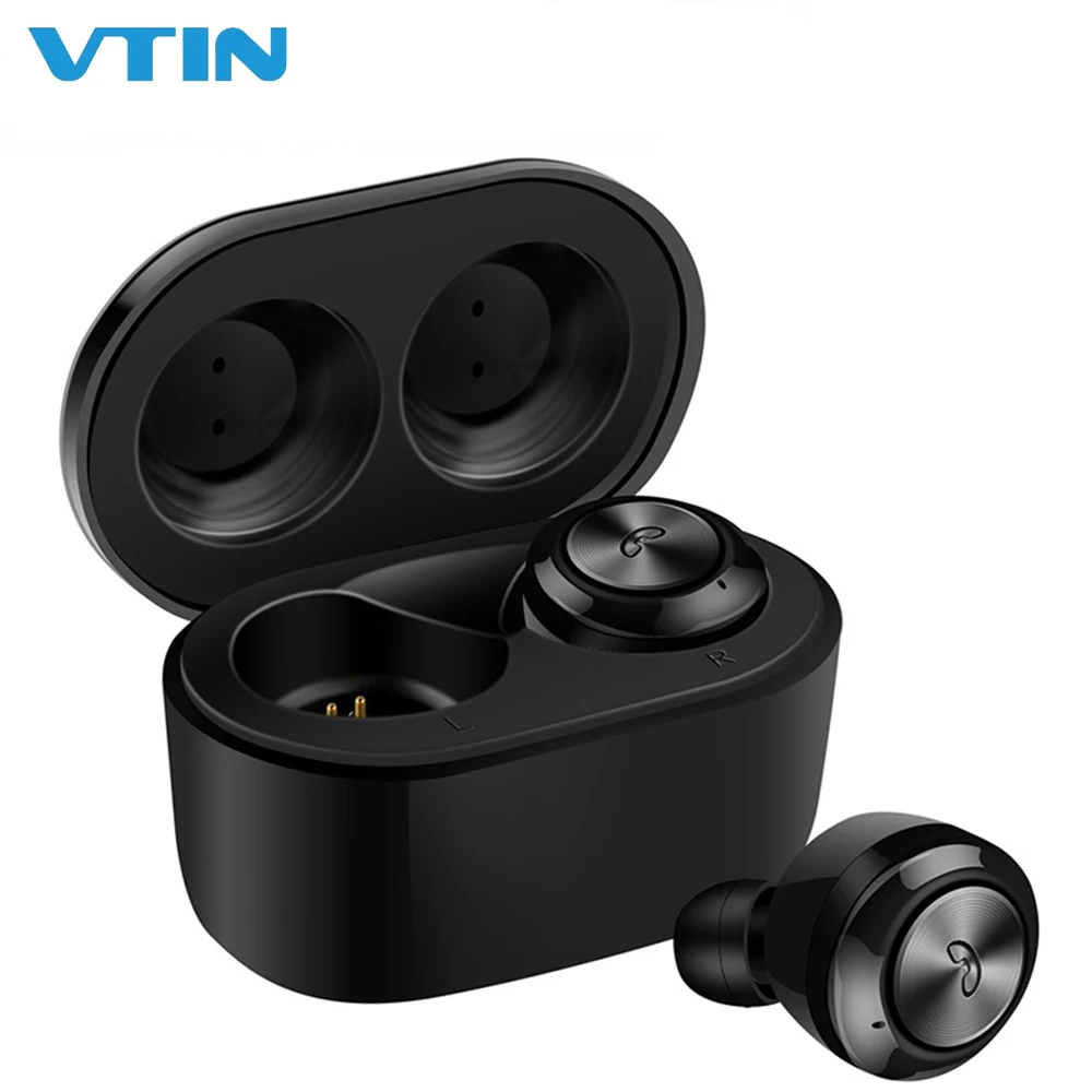 VTIN TWS Wireless Earbuds Bluetooth 5.0 Touch Earphones HIFI Sound Quality Built-in Mic Auto-pairing Earphones with Charging Box
VTIN TWS Wireless Earbuds Bluetooth 5.0 Touch Earphones HIFI Sound Quality Built-in Mic Auto-pairing Earphones with Charging Box