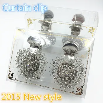 2pcs Exclusive design European style Crystal Curtain Clips Tassel Holder hook Clamps Drapery Clips Silver color
2pcs Exclusive design European style Crystal Curtain Clips Tassel Holder hook Clamps Drapery Clips Silver color