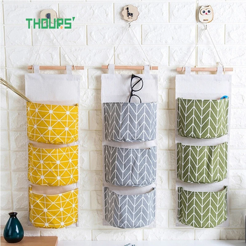 Thours 3 Layer Wall Hanging Storage Bag Wardrobe Door Pouch Bedroom Storage Pocket Home Decor Organization Pockets
Thours 3 Layer Wall Hanging Storage Bag Wardrobe Door Pouch Bedroom Storage Pocket Home Decor Organization Pockets