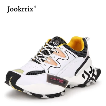 Jookrrix 2019 Women Chunky White Sneakers Lady Spring Platforms Women Leather Sneaker Fashion Trainers Shoes Footwear Shoes
Jookrrix 2019 Women Chunky White Sneakers Lady Spring Platforms Women Leather Sneaker Fashion Trainers Shoes Footwear Shoes