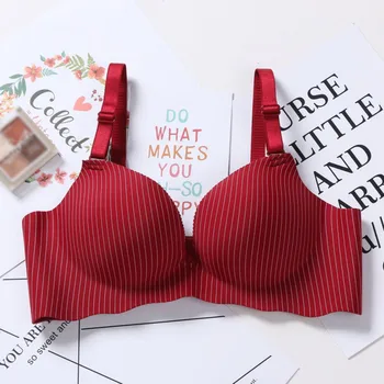 Sexy Seamless Women Wireless Bras Striped Print Push Up Bras 2019 Women Padded Bra Underwear
Sexy Seamless Women Wireless Bras Striped Print Push Up Bras 2019 Women Padded Bra Underwear