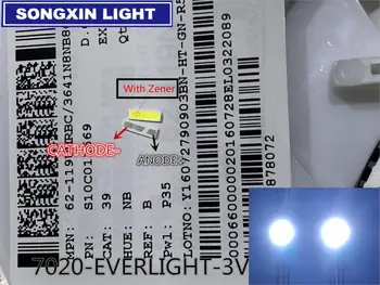 2000pcs For LED LCD Backlight TV Application LED Backlight 0.5W 3V 7020 Cool white EVERLIGHT LCD Backlight for TV 62-119UMRBC
2000pcs For LED LCD Backlight TV Application LED Backlight 0.5W 3V 7020 Cool white EVERLIGHT LCD Backlight for TV 62-119UMRBC