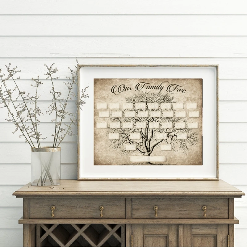 Vintage 5 Generation Family Tree Print Template Ancestry Wall Art Picture Poster DIY Gift Canvas Painting Home Wall Decor
Vintage 5 Generation Family Tree Print Template Ancestry Wall Art Picture Poster DIY Gift Canvas Painting Home Wall Decor
