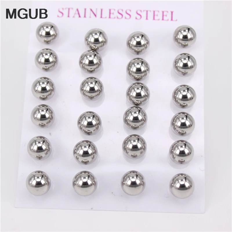 3mm 4mm 5mm 6mm 7mm 8mm diameter steel color Size anti-allergic earrings Popular simplicity does not fade jewelry LH650
3mm 4mm 5mm 6mm 7mm 8mm diameter steel color Size anti-allergic earrings Popular simplicity does not fade jewelry LH650