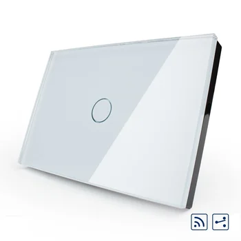 Livolo Ivory Crystal Glass Panel Smart Switc US/AU standard, OS-001SR-81, 2-Way Wireless Remote Home Light Switch
Livolo Ivory Crystal Glass Panel Smart Switc US/AU standard, OS-001SR-81, 2-Way Wireless Remote Home Light Switch