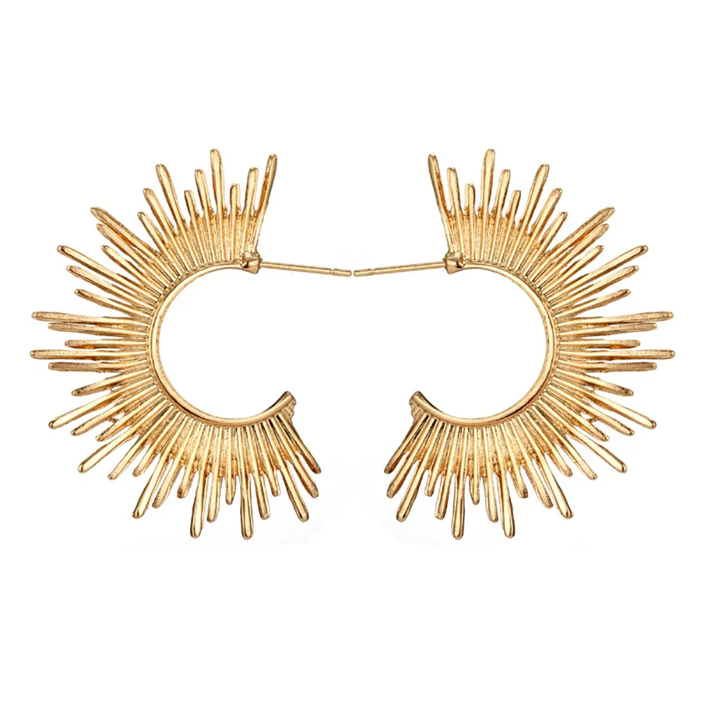 Women Exaggerated Friends Wind Metal Ethnic Style Earrings Fashion Earrings For Women 2019 Statement #4J12
Women Exaggerated Friends Wind Metal Ethnic Style Earrings Fashion Earrings For Women 2019 Statement #4J12
