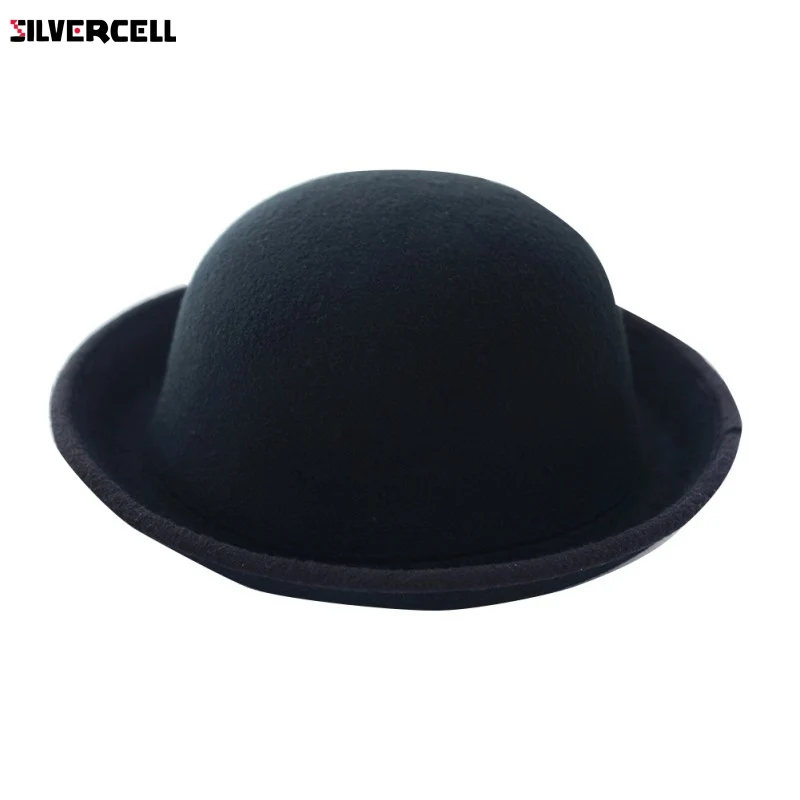 Women Men Fashion Vintage Bowler Top Hats Nice Roll Brim Derby Fedora Dome Cap
Women Men Fashion Vintage Bowler Top Hats Nice Roll Brim Derby Fedora Dome Cap