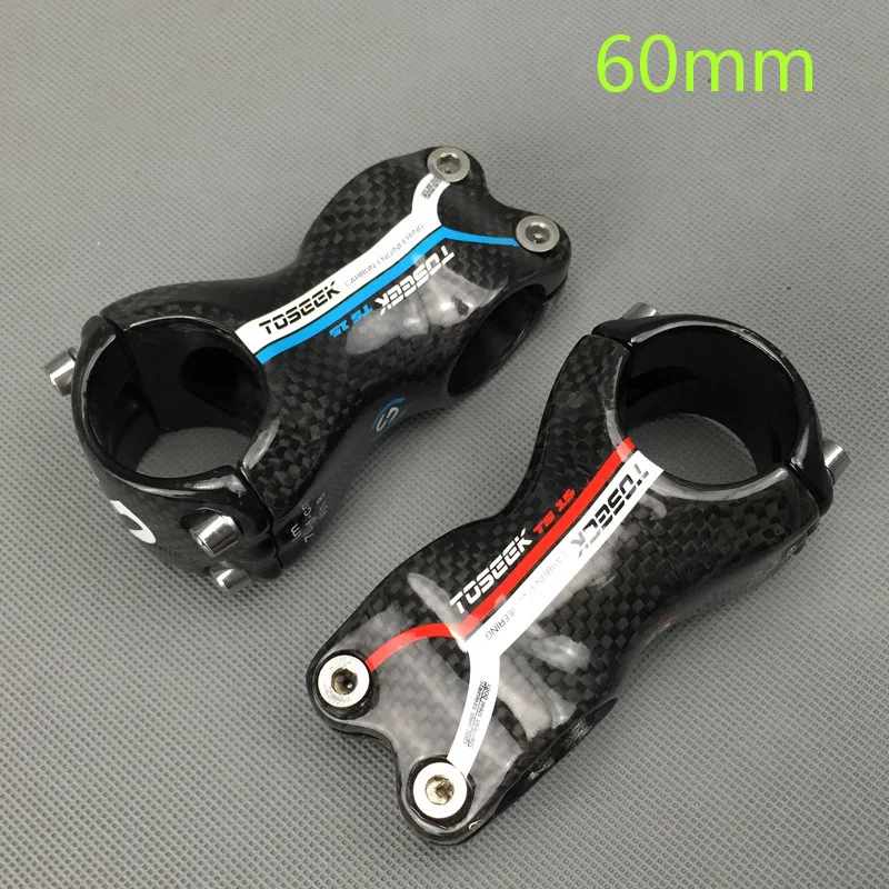 New Toseek 3k Glossy Full Carbon Fibre Mountain / Road Bicycle Stem Mtb Riser Bike Parts 31.8/60mm Mtb Stem
New Toseek 3k Glossy Full Carbon Fibre Mountain / Road Bicycle Stem Mtb Riser Bike Parts 31.8/60mm Mtb Stem