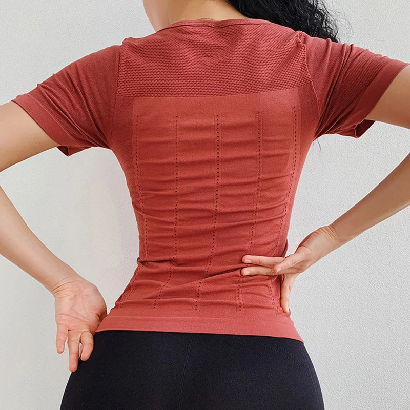 2019 Yoga Tops Women Seamless Yoga Shirts Sport Top Fitness Gym Top Sports Wear for Women Gym Femme Jersey Mujer Running T Shirt
2019 Yoga Tops Women Seamless Yoga Shirts Sport Top Fitness Gym Top Sports Wear for Women Gym Femme Jersey Mujer Running T Shirt
