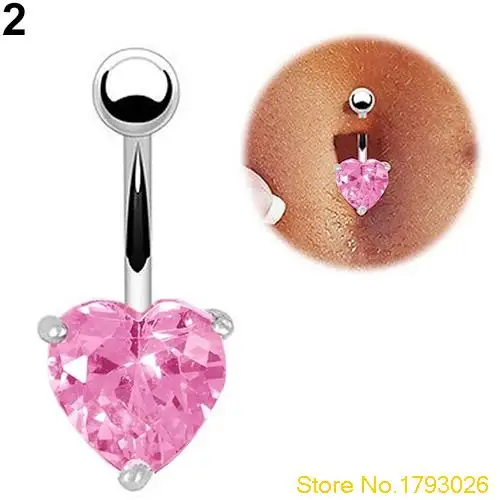 Stainless Steel Rhinestone Button Bar Heart Belly Ring Star Body Piercing Jewelry 4TBB
Stainless Steel Rhinestone Button Bar Heart Belly Ring Star Body Piercing Jewelry 4TBB