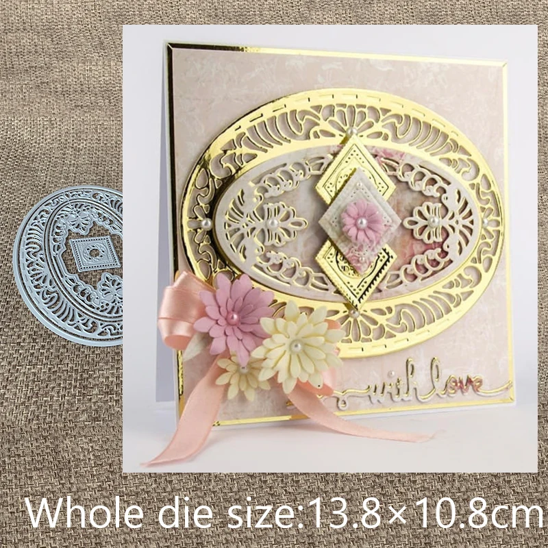 New Design Craft Metal Cutting Die cut dies lace oval frame background scrapbook Album Paper Card Craft Embossing die cuts
New Design Craft Metal Cutting Die cut dies lace oval frame background scrapbook Album Paper Card Craft Embossing die cuts