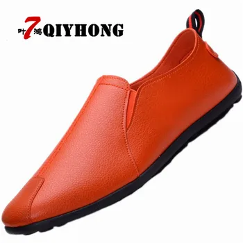 QIYHONG New Hot Sale Men Flats Shoes Fashion New 2018 Brand Casual Shoes Male Plus Size Comfortable Men Shoes Orange Big Promoti
QIYHONG New Hot Sale Men Flats Shoes Fashion New 2018 Brand Casual Shoes Male Plus Size Comfortable Men Shoes Orange Big Promoti