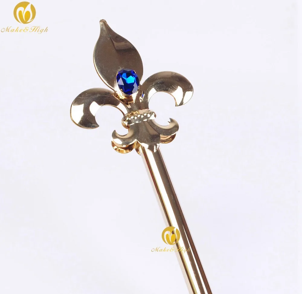 Unix Sceptres Wand Imperial Medieval Long Gold Scepters Blue Crystal Bridal Pageant Costumes Handheld Props Accessories
Unix Sceptres Wand Imperial Medieval Long Gold Scepters Blue Crystal Bridal Pageant Costumes Handheld Props Accessories