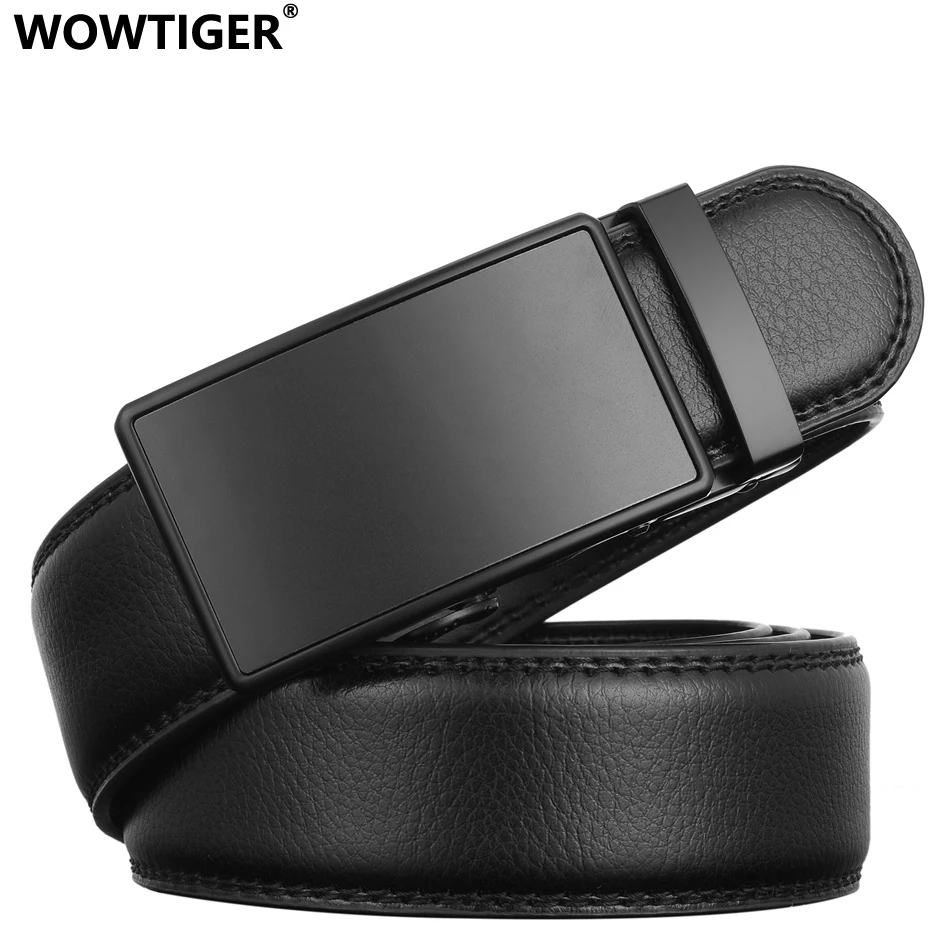 WOWTIGER Famous Genuine Luxury Leather designer Belts for Men Strap Male Metal Automatic Buckle Ratchet ceinture homme Belt
WOWTIGER Famous Genuine Luxury Leather designer Belts for Men Strap Male Metal Automatic Buckle Ratchet ceinture homme Belt