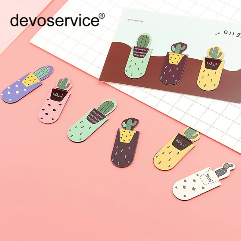 12PCS/Lot Cactus Style Magnet Bookmark Paper Clip Gifts Stationery Kawaii Bookmarks for School Office Supplies Escolar Papelaria
12PCS/Lot Cactus Style Magnet Bookmark Paper Clip Gifts Stationery Kawaii Bookmarks for School Office Supplies Escolar Papelaria