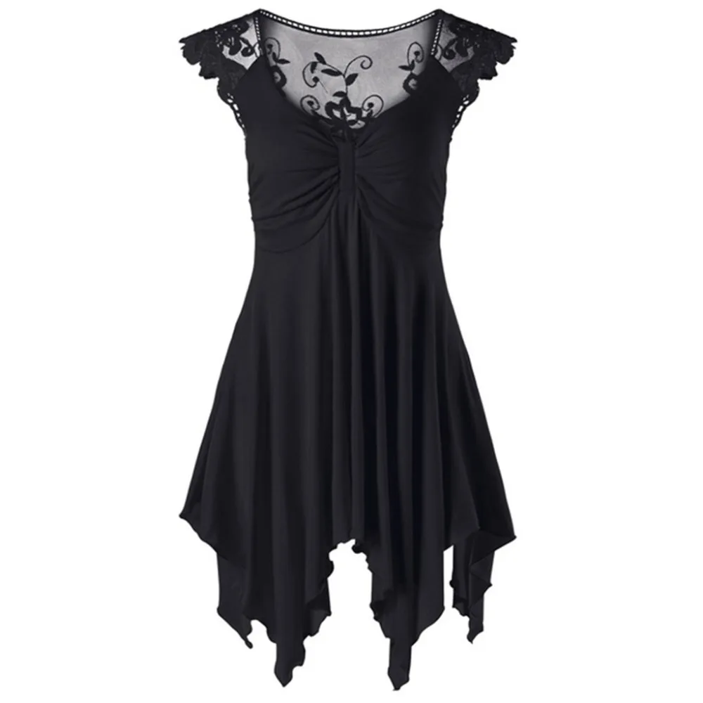 2019 Fashion summer Party Dress Women's V Neck Sleeveless Dress Ladies Lace Irregular Loose Top Shirt Mini Dress Robe Femme BB4
2019 Fashion summer Party Dress Women's V Neck Sleeveless Dress Ladies Lace Irregular Loose Top Shirt Mini Dress Robe Femme BB4