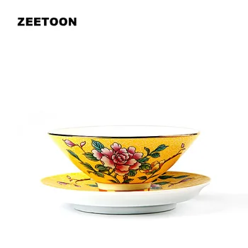 Boutique Famille Rose Porcelain Teacup Chinese Kung Fu Tea Set Ceramics Hand Carving Flower Tea Bowl Master Cups and Saucers New
Boutique Famille Rose Porcelain Teacup Chinese Kung Fu Tea Set Ceramics Hand Carving Flower Tea Bowl Master Cups and Saucers New