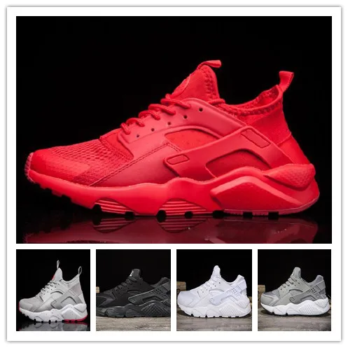 

2019 Huarache IV Running Shoes Classic Huaraches Runner Sport Shoes Sneakers Triple Trainers Men Women White Black red grey