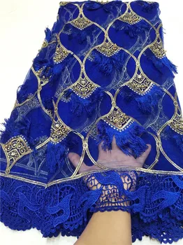2019 Nigerian High Quality Wedding Lace African Lace Fabric Dubai Bridal Tulle Net French Cord Lace Fabric For Dress Royal blue(
2019 Nigerian High Quality Wedding Lace African Lace Fabric Dubai Bridal Tulle Net French Cord Lace Fabric For Dress Royal blue(