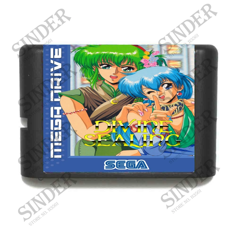 Игра Divine Sealing 16 бит MD карта для Sega Mega Drive Genesis|divine sealing|16 bitmd game |