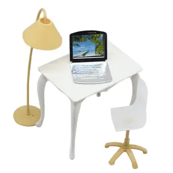 Simulation Toy Doll Role-playing Workbench Computer + Desk + Table Lamp + Chair Props Safe And Non-toxic
Simulation Toy Doll Role-playing Workbench Computer + Desk + Table Lamp + Chair Props Safe And Non-toxic