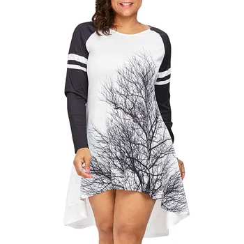 Summer Dress 2019 Fashion Women Casual Stripe Panel Sleeve O-Neck Plus Size Tree Print Mini Dress Vestidos Verano 2019 5.6
Summer Dress 2019 Fashion Women Casual Stripe Panel Sleeve O-Neck Plus Size Tree Print Mini Dress Vestidos Verano 2019 5.6