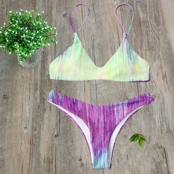 Svitania Low Waist Sexy Bikini Print Swimwear Bathing Suit Swimsuit Beachwear Swimwear Women Rainbow Bikini S-XL
Svitania Low Waist Sexy Bikini Print Swimwear Bathing Suit Swimsuit Beachwear Swimwear Women Rainbow Bikini S-XL
