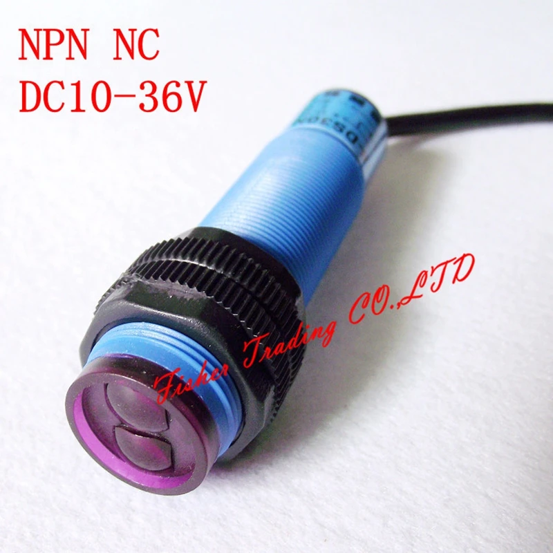diameter 18 infrared ray switch, 30CM detection diffuse reflection photo senor, NPN normally closed,DC10-36V
diameter 18 infrared ray switch, 30CM detection diffuse reflection photo senor, NPN normally closed,DC10-36V