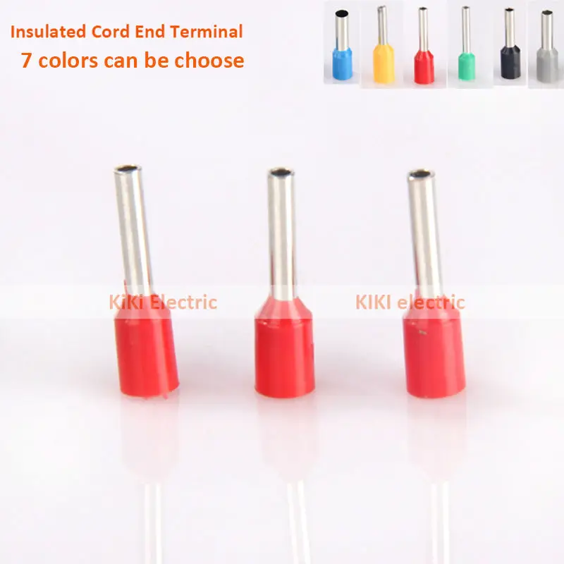 2015 New Red/Yellow Insulatied Core End Terminal For 1.0SQMM 18AWG Wire 6mm of Pin Length E1006 electrical wire crimp Terminals
2015 New Red/Yellow Insulatied Core End Terminal For 1.0SQMM 18AWG Wire 6mm of Pin Length E1006 electrical wire crimp Terminals