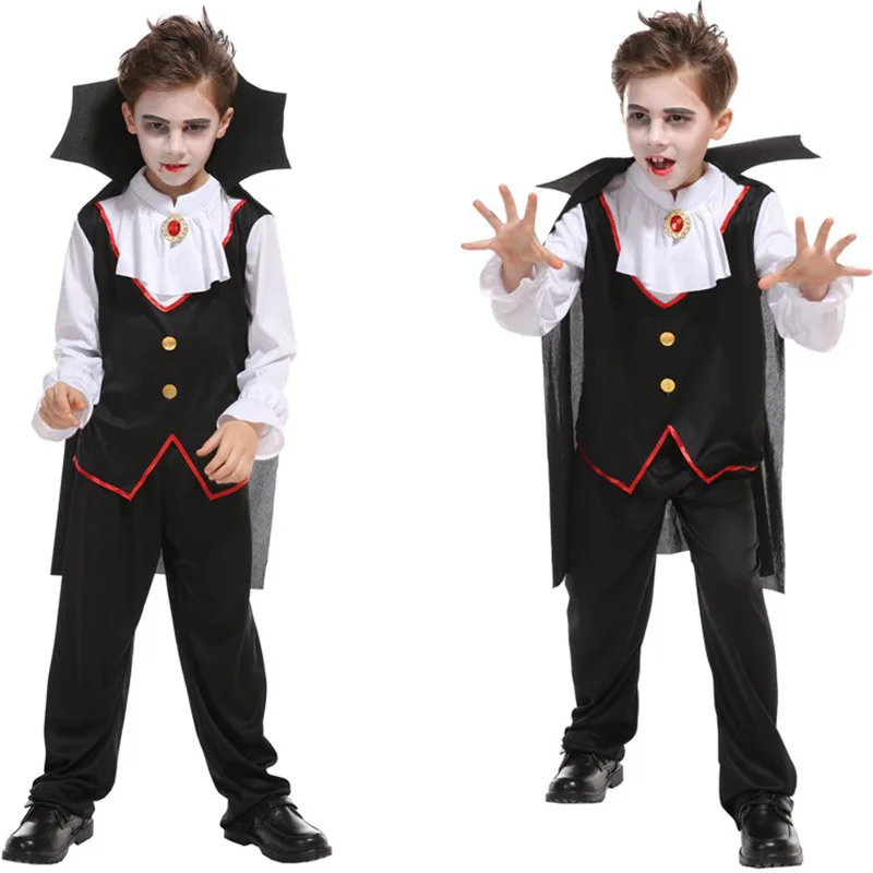 Christmas Carnival Halloween Masquerade Vampire Costume for Kids Boys Noble Ghost Prince Fancy Dress Children Cosplay Clothes
Christmas Carnival Halloween Masquerade Vampire Costume for Kids Boys Noble Ghost Prince Fancy Dress Children Cosplay Clothes