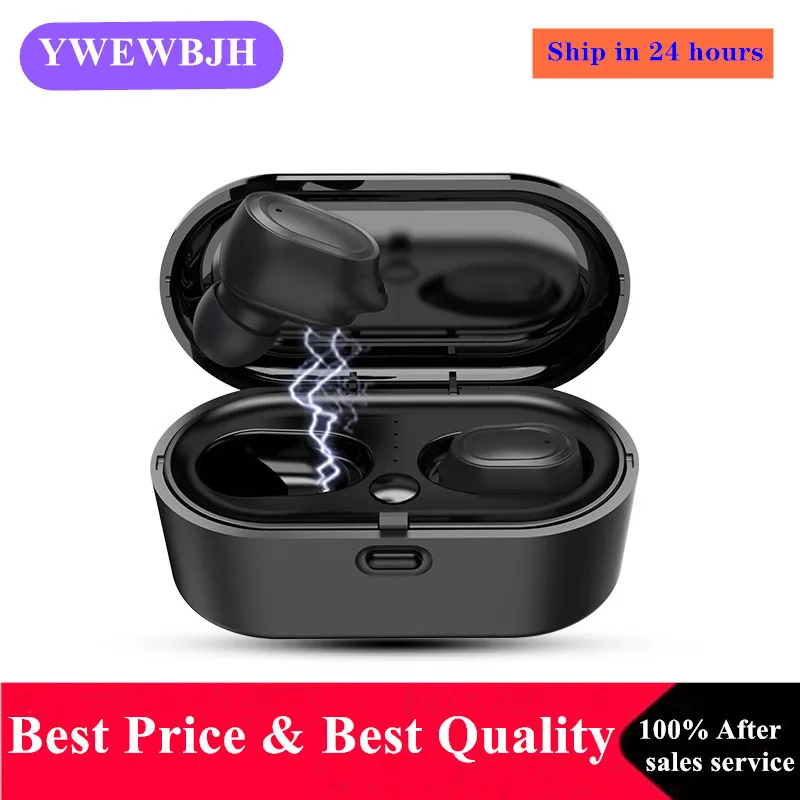 YWEWBJH TWS Bluetooth Earphones v5.0 HD Stereo Wireless Headphones Noise Cancelling Sports Wireless Earphones Dual Microphone
YWEWBJH TWS Bluetooth Earphones v5.0 HD Stereo Wireless Headphones Noise Cancelling Sports Wireless Earphones Dual Microphone