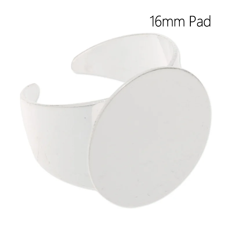 Wholesale Fashion 16 MM Pad Silver Plated Adjustable Flat Ring Bases Blanks Findings 20 PCS-C4656
Wholesale Fashion 16 MM Pad Silver Plated Adjustable Flat Ring Bases Blanks Findings 20 PCS-C4656